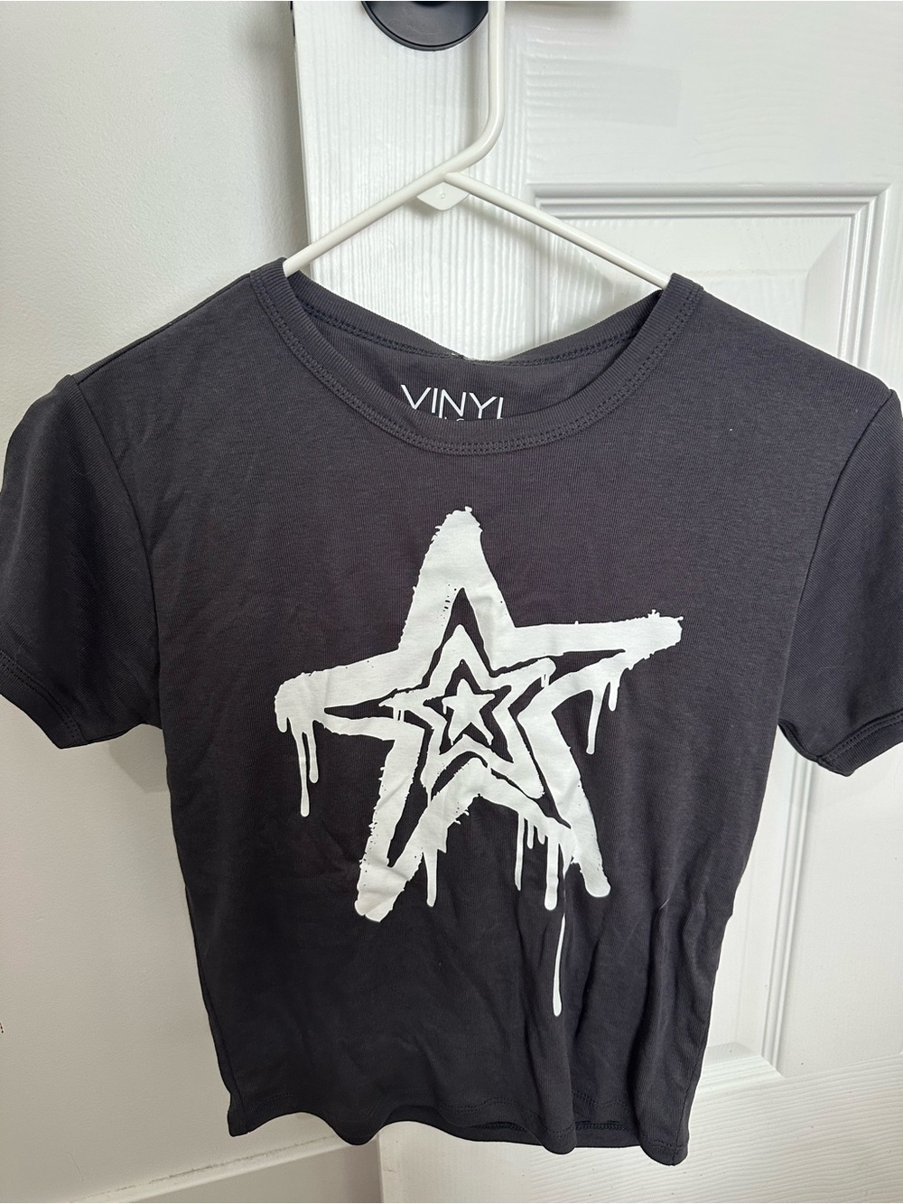 Girls' Black Star Graphic Tee